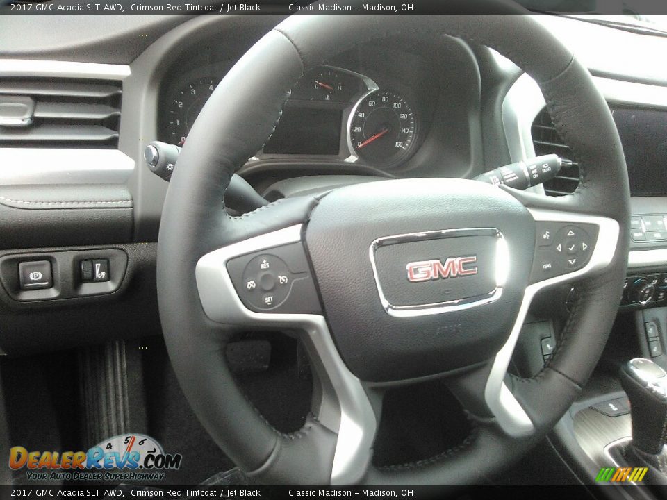 2017 GMC Acadia SLT AWD Crimson Red Tintcoat / Jet Black Photo #6