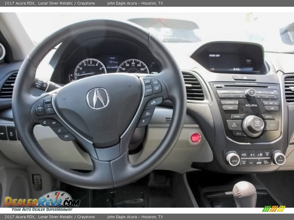 2017 Acura RDX Lunar Silver Metallic / Graystone Photo #9
