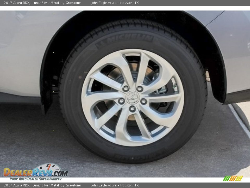 2017 Acura RDX Lunar Silver Metallic / Graystone Photo #11