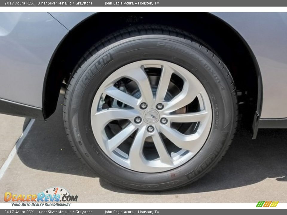 2017 Acura RDX Lunar Silver Metallic / Graystone Photo #12