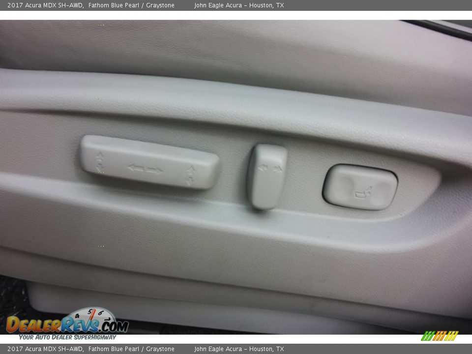 2017 Acura MDX SH-AWD Fathom Blue Pearl / Graystone Photo #16