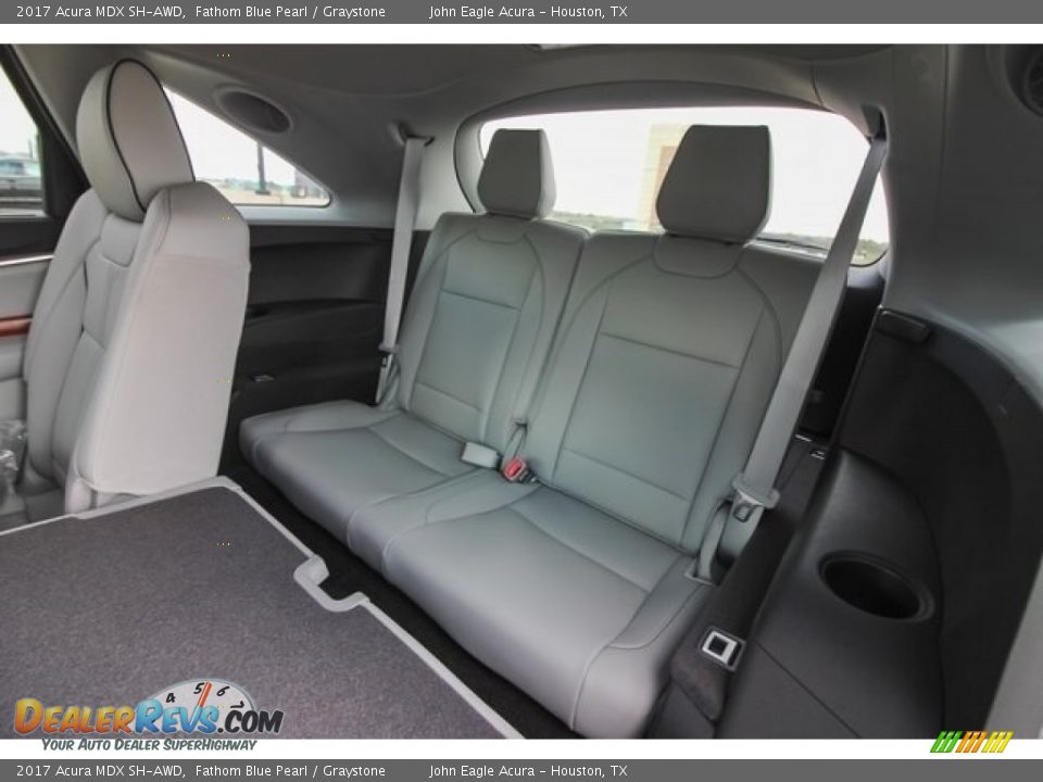 2017 Acura MDX SH-AWD Fathom Blue Pearl / Graystone Photo #21