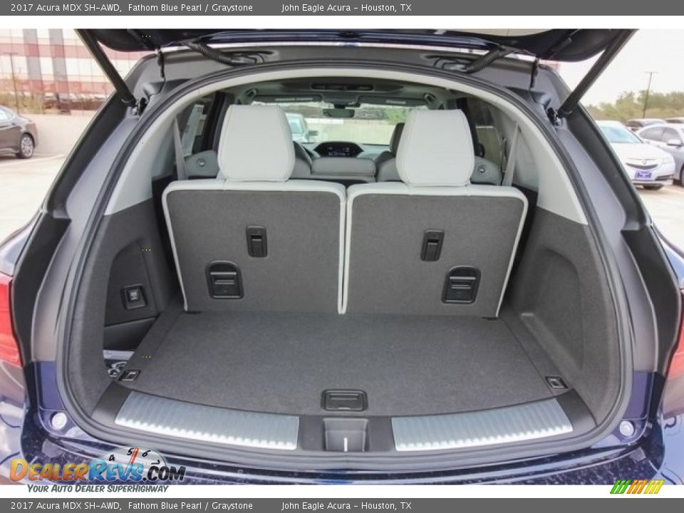2017 Acura MDX SH-AWD Fathom Blue Pearl / Graystone Photo #22