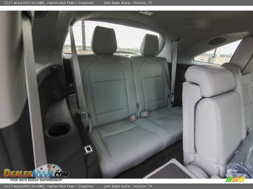 2017 Acura MDX SH-AWD Fathom Blue Pearl / Graystone Photo #26