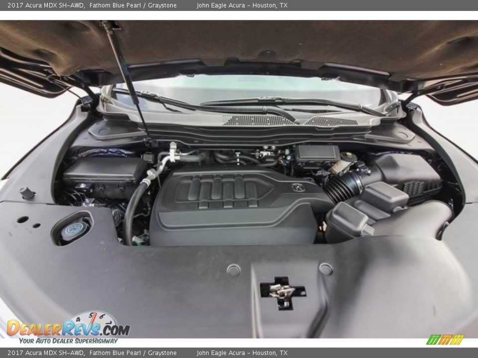 2017 Acura MDX SH-AWD Fathom Blue Pearl / Graystone Photo #30