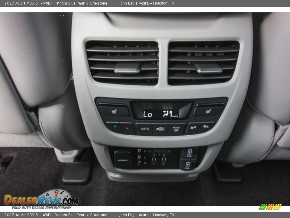 2017 Acura MDX SH-AWD Fathom Blue Pearl / Graystone Photo #31