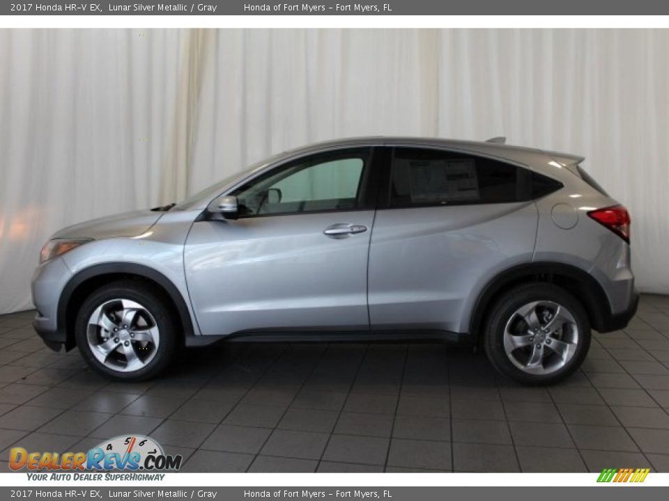 2017 Honda HR-V EX Lunar Silver Metallic / Gray Photo #5