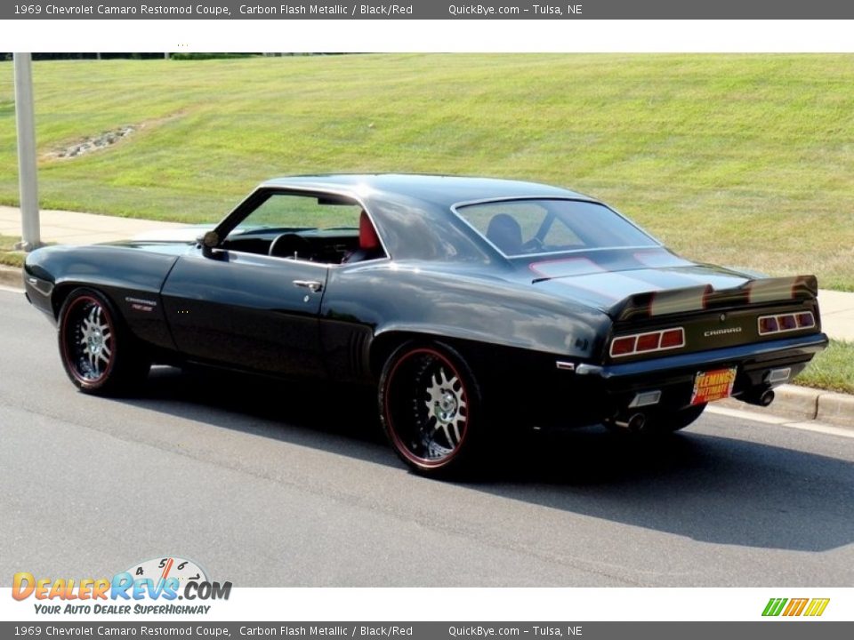 1969 Chevrolet Camaro Restomod Coupe Carbon Flash Metallic / Black/Red Photo #3