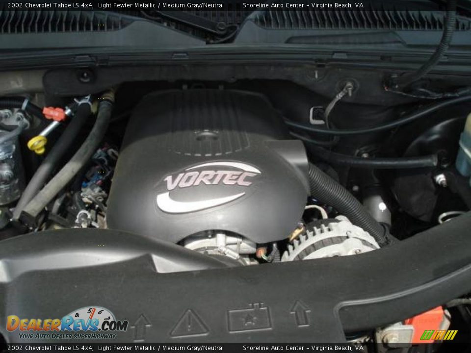 2002 Chevrolet Tahoe LS 4x4 Light Pewter Metallic / Medium Gray/Neutral Photo #23