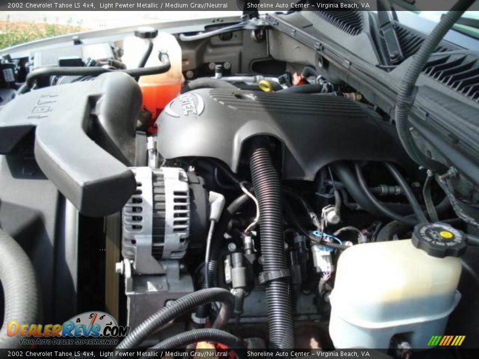2002 Chevrolet Tahoe LS 4x4 Light Pewter Metallic / Medium Gray/Neutral Photo #24