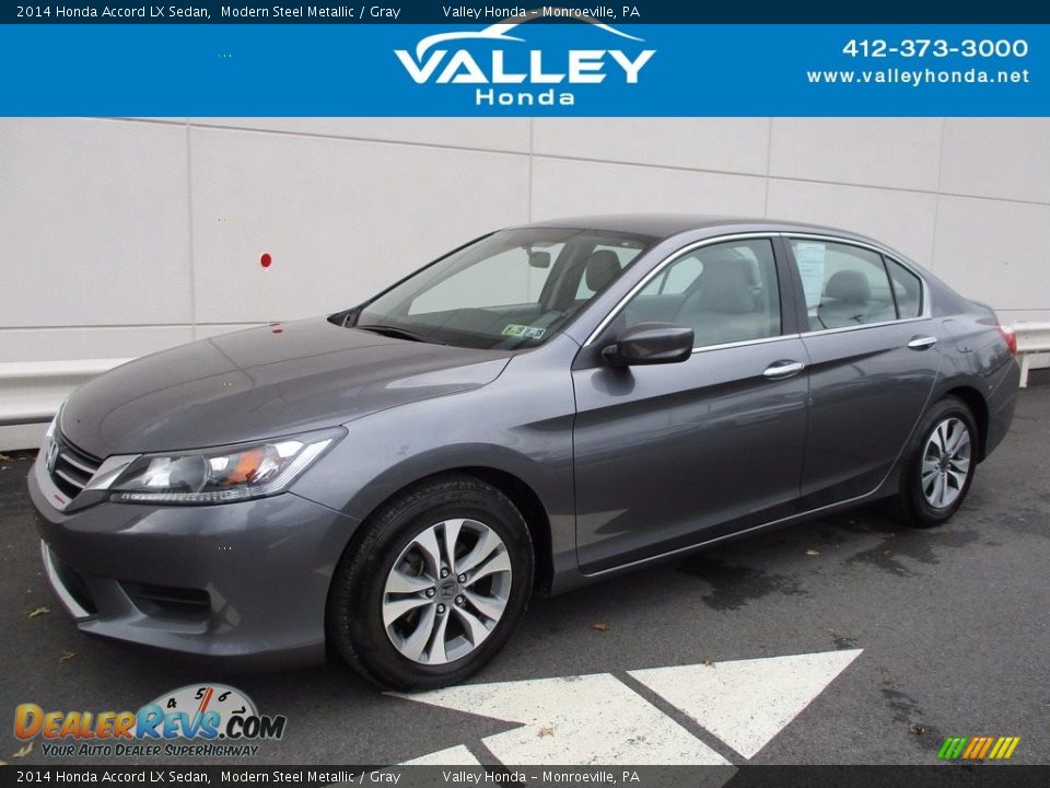 2014 Honda Accord LX Sedan Modern Steel Metallic / Gray Photo #1