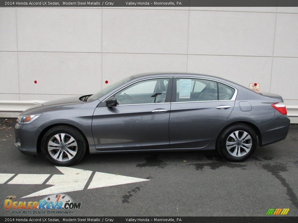 2014 Honda Accord LX Sedan Modern Steel Metallic / Gray Photo #2