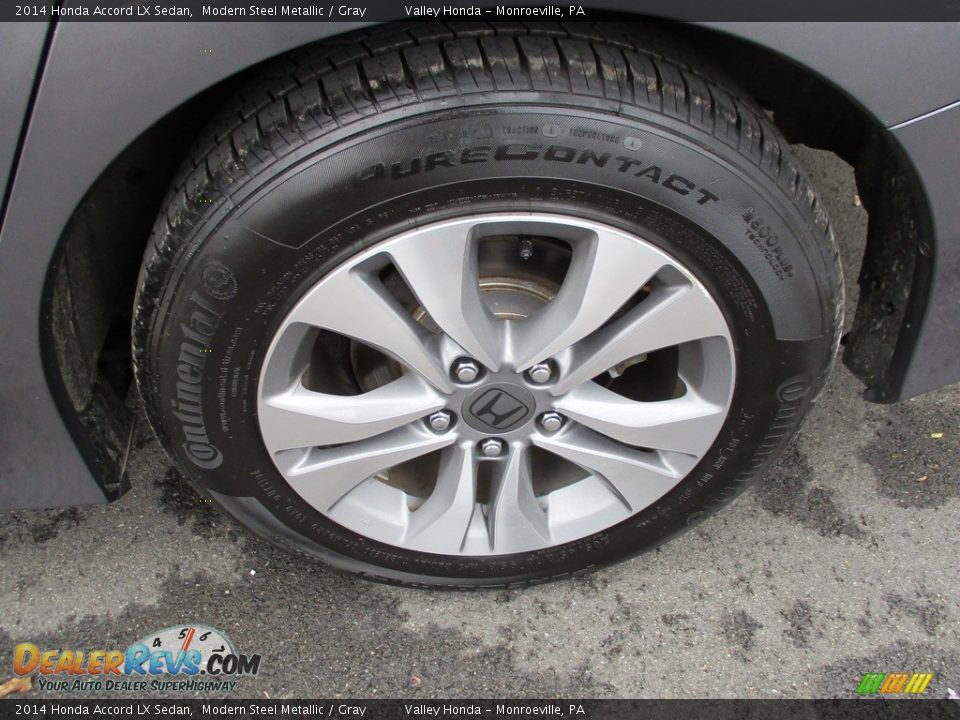 2014 Honda Accord LX Sedan Modern Steel Metallic / Gray Photo #3