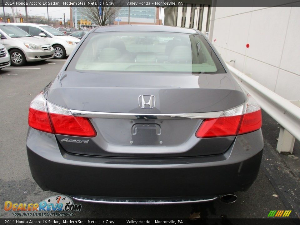 2014 Honda Accord LX Sedan Modern Steel Metallic / Gray Photo #5