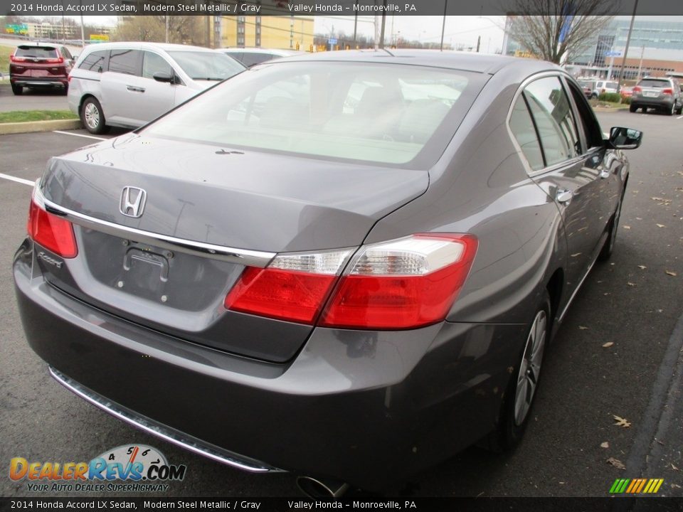 2014 Honda Accord LX Sedan Modern Steel Metallic / Gray Photo #6