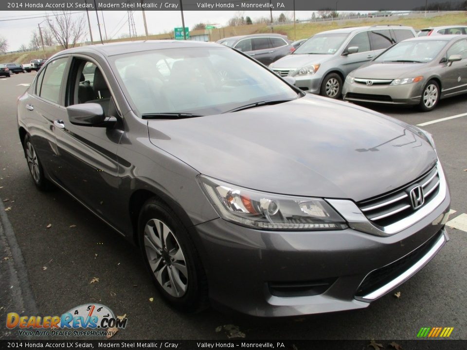 2014 Honda Accord LX Sedan Modern Steel Metallic / Gray Photo #7