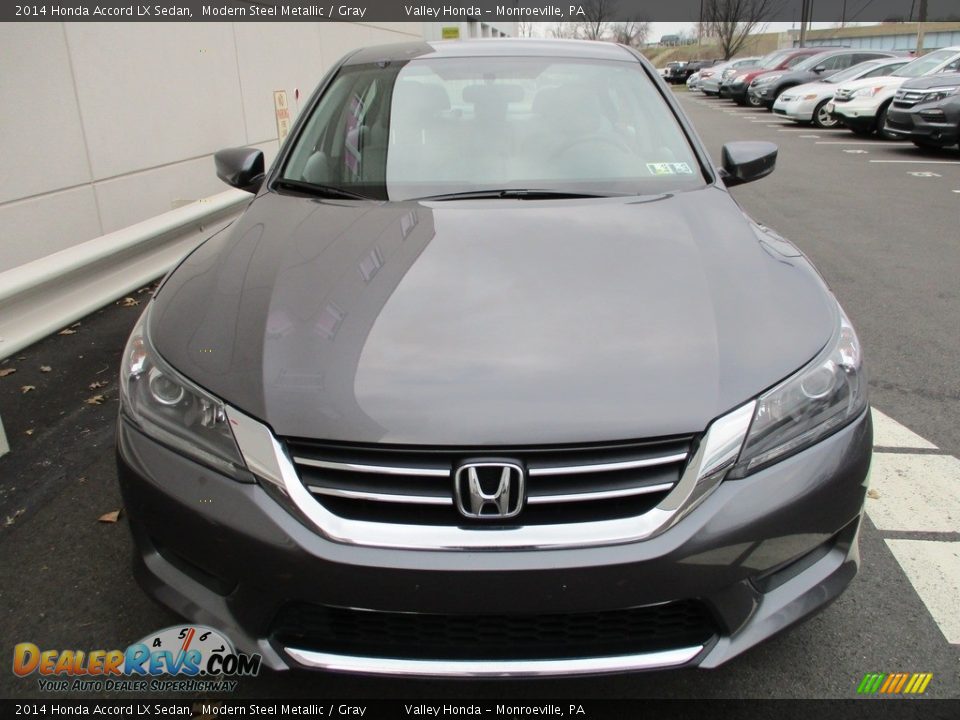 2014 Honda Accord LX Sedan Modern Steel Metallic / Gray Photo #8