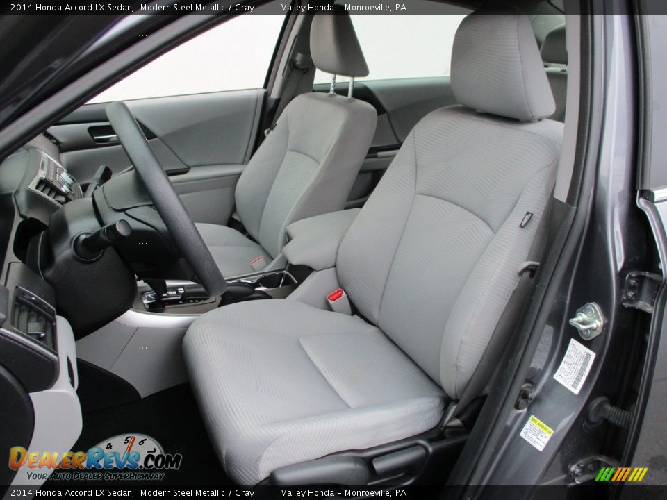 2014 Honda Accord LX Sedan Modern Steel Metallic / Gray Photo #11