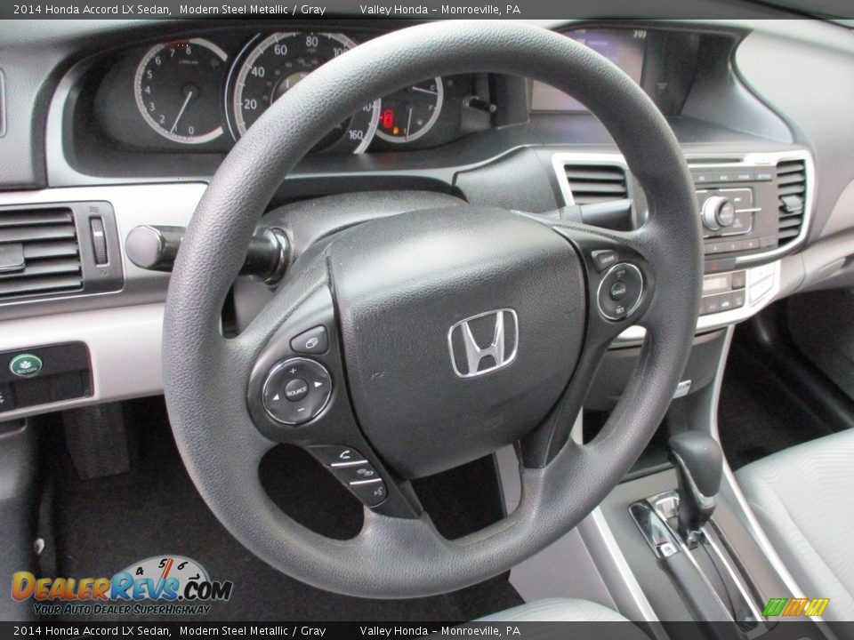 2014 Honda Accord LX Sedan Modern Steel Metallic / Gray Photo #13