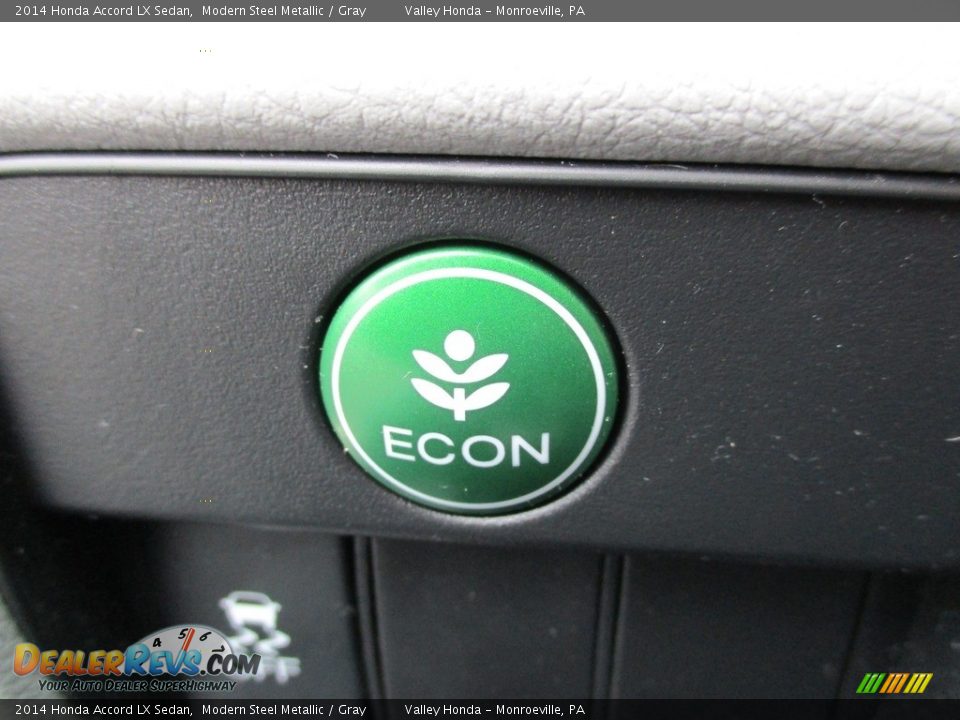 2014 Honda Accord LX Sedan Modern Steel Metallic / Gray Photo #17