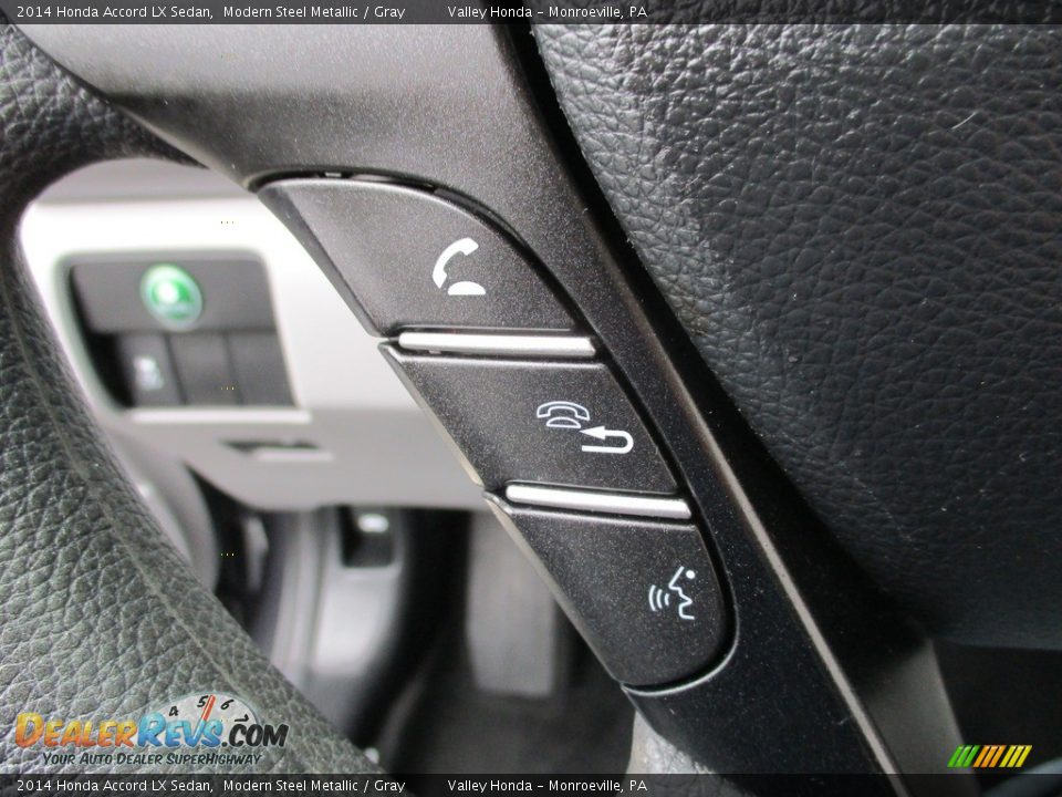 2014 Honda Accord LX Sedan Modern Steel Metallic / Gray Photo #18