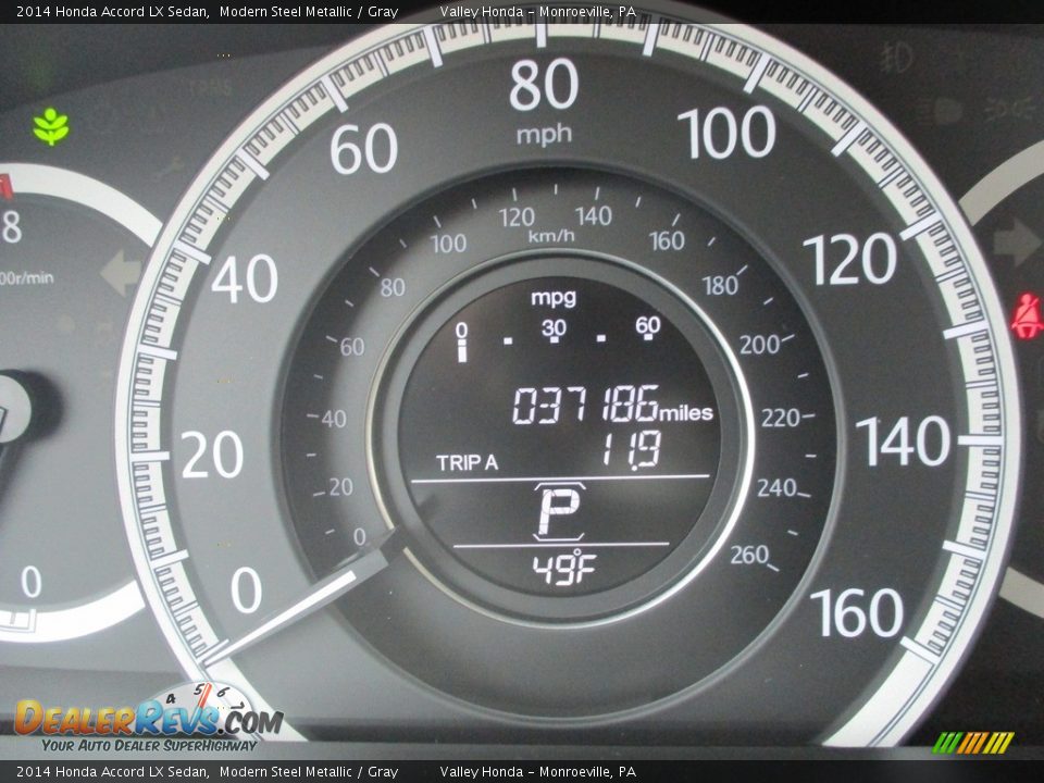 2014 Honda Accord LX Sedan Modern Steel Metallic / Gray Photo #20