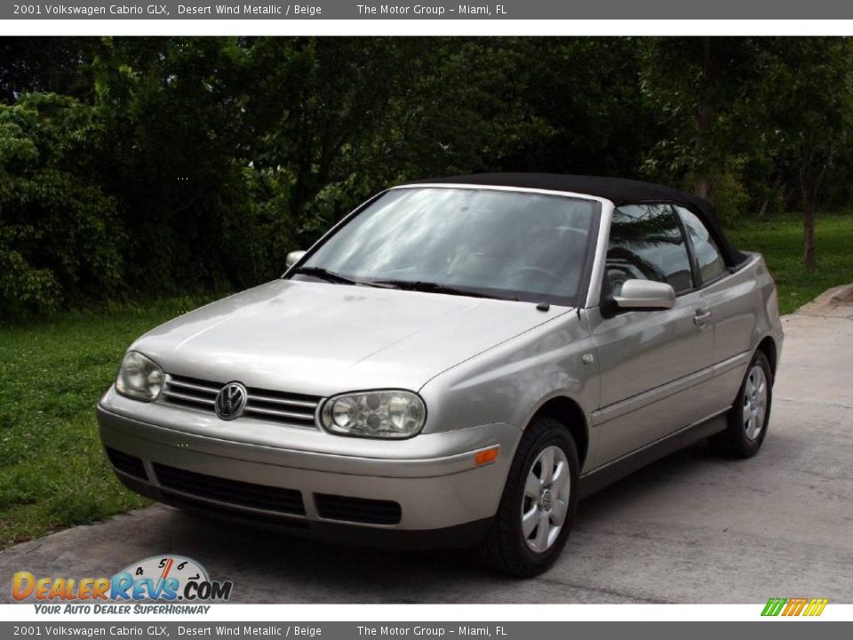 2001 Volkswagen Cabrio GLX Desert Wind Metallic / Beige Photo #1