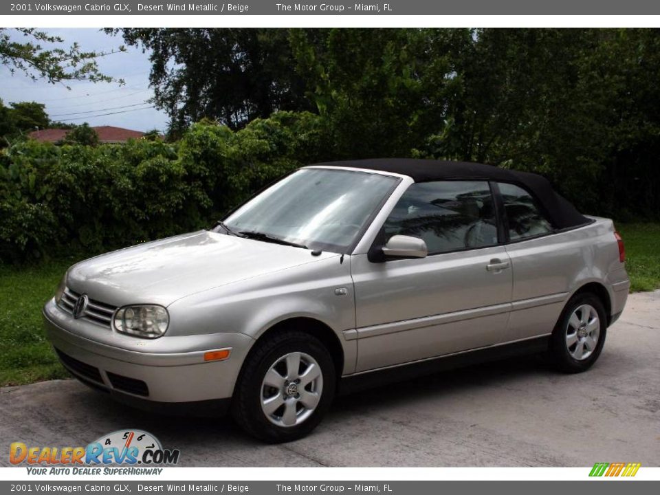 2001 Volkswagen Cabrio GLX Desert Wind Metallic / Beige Photo #2