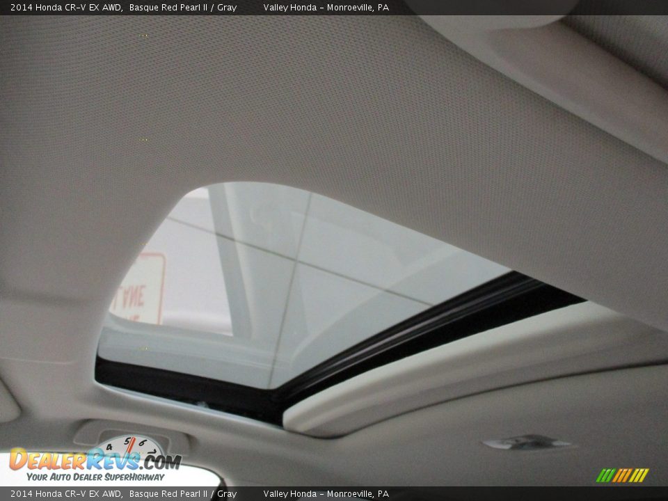 2014 Honda CR-V EX AWD Basque Red Pearl II / Gray Photo #11