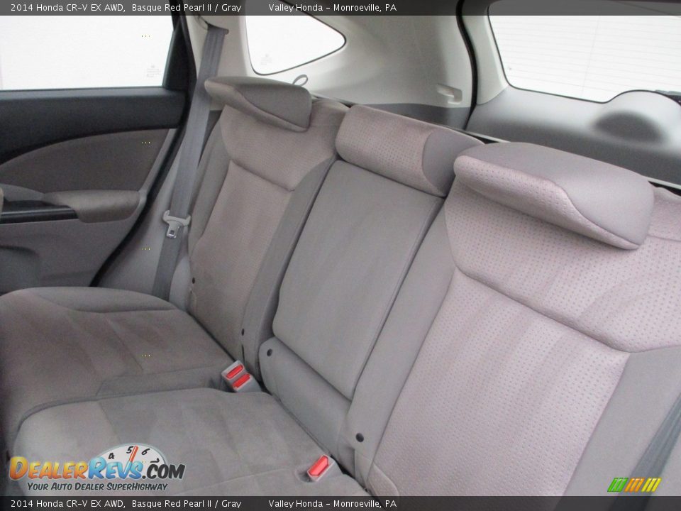 2014 Honda CR-V EX AWD Basque Red Pearl II / Gray Photo #13