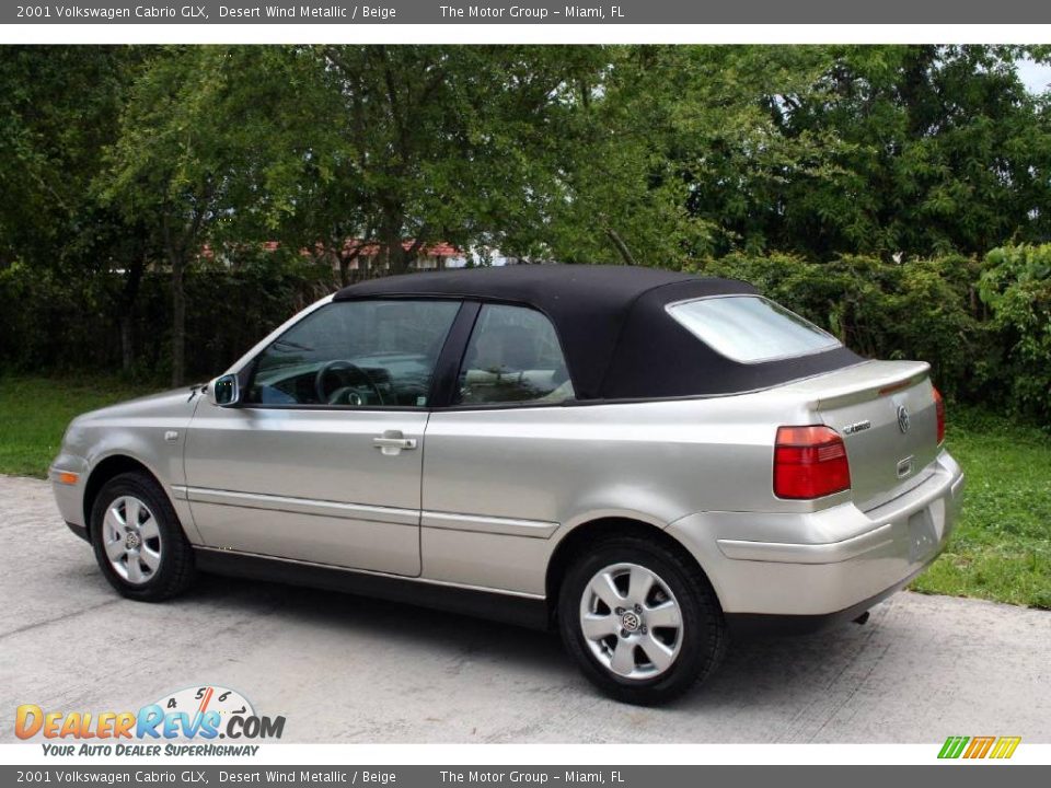 2001 Volkswagen Cabrio GLX Desert Wind Metallic / Beige Photo #5
