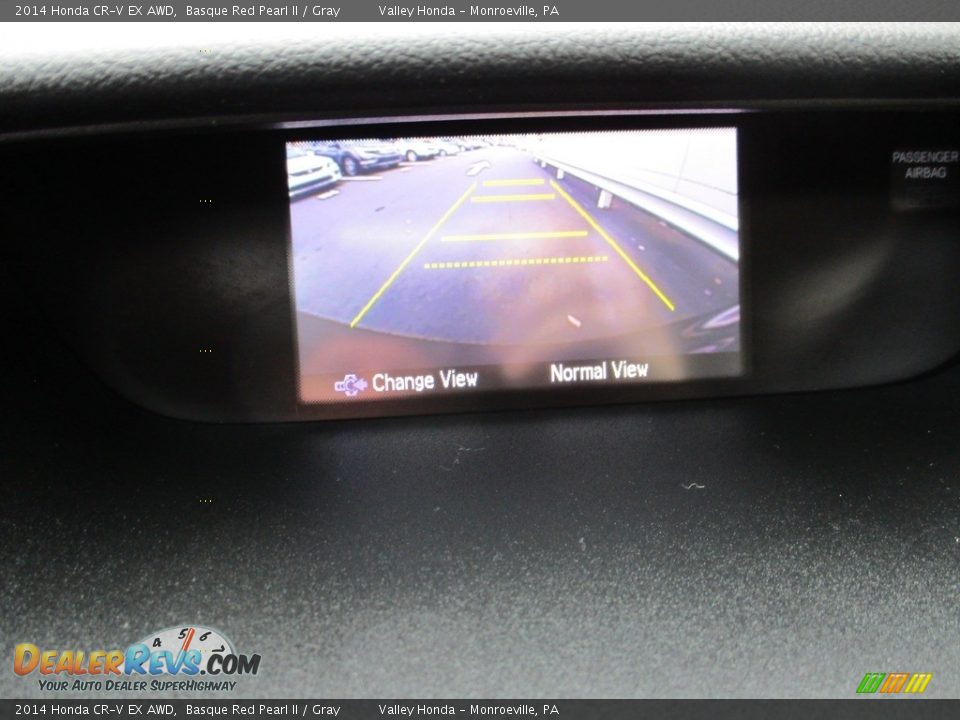 2014 Honda CR-V EX AWD Basque Red Pearl II / Gray Photo #17