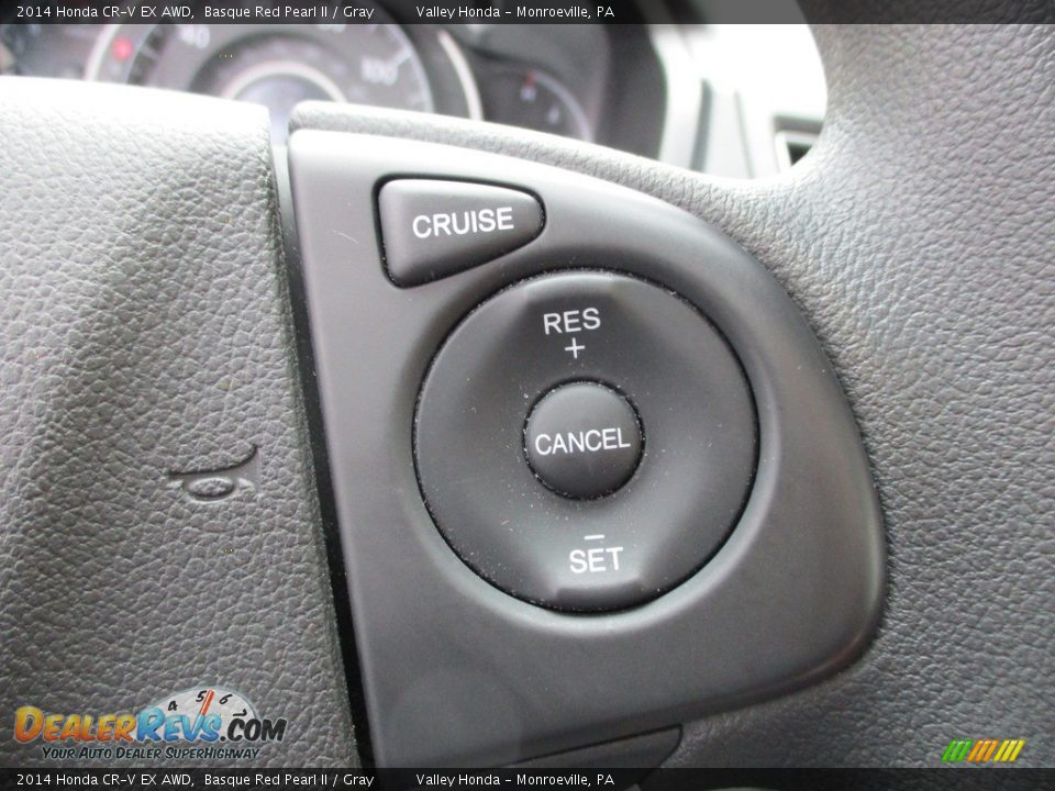 2014 Honda CR-V EX AWD Basque Red Pearl II / Gray Photo #18