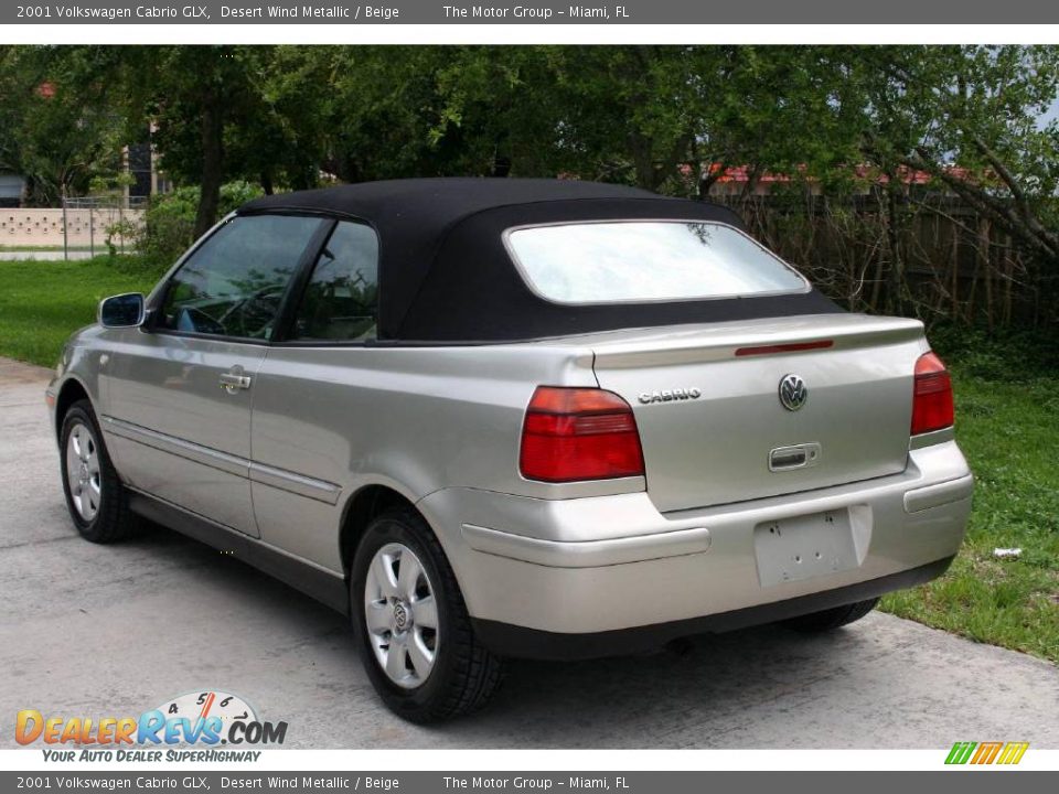 2001 Volkswagen Cabrio GLX Desert Wind Metallic / Beige Photo #6