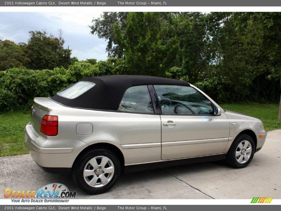 2001 Volkswagen Cabrio GLX Desert Wind Metallic / Beige Photo #9