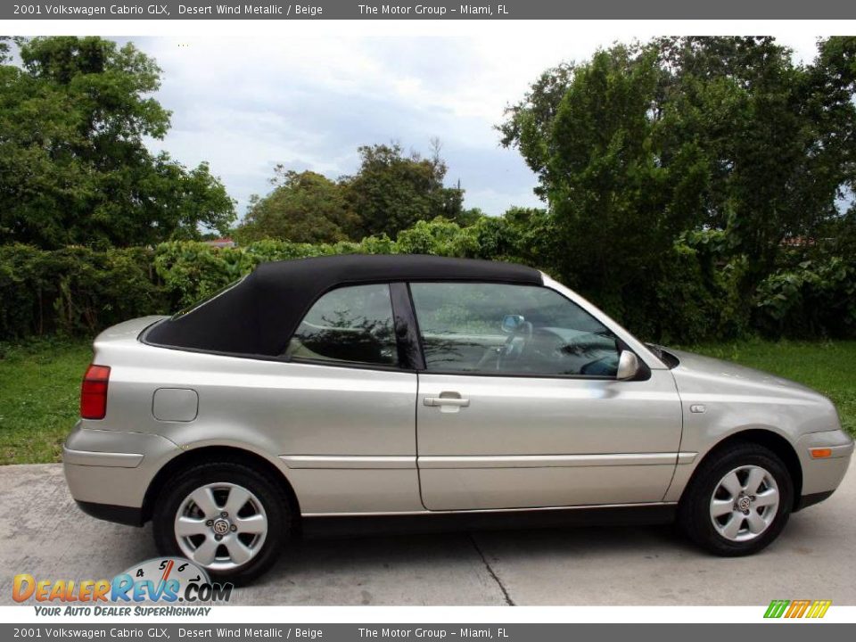 2001 Volkswagen Cabrio GLX Desert Wind Metallic / Beige Photo #10