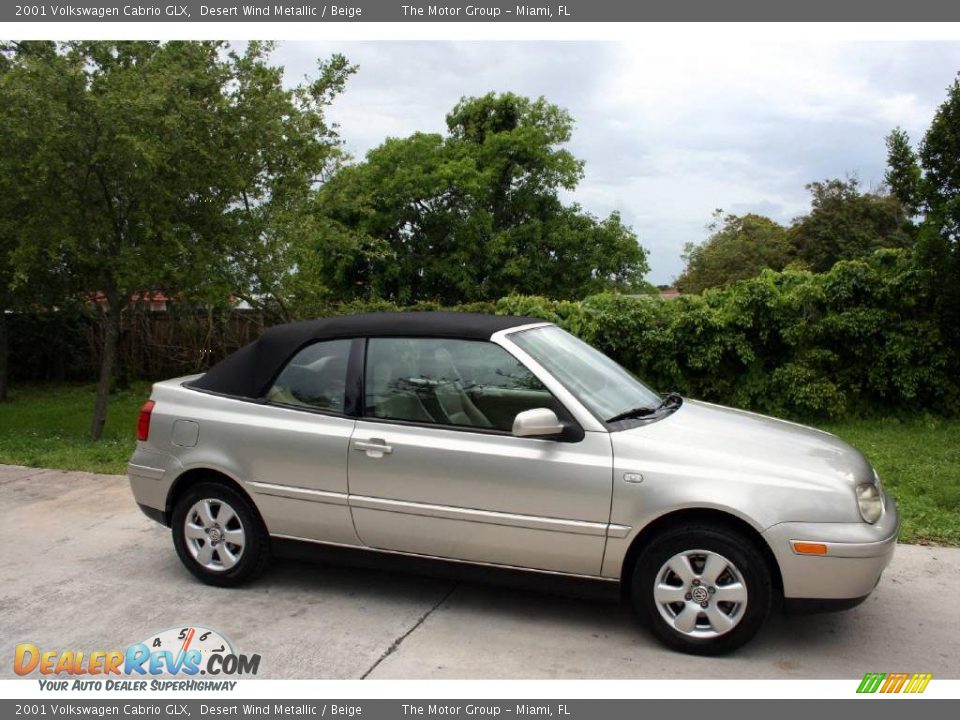 2001 Volkswagen Cabrio GLX Desert Wind Metallic / Beige Photo #11