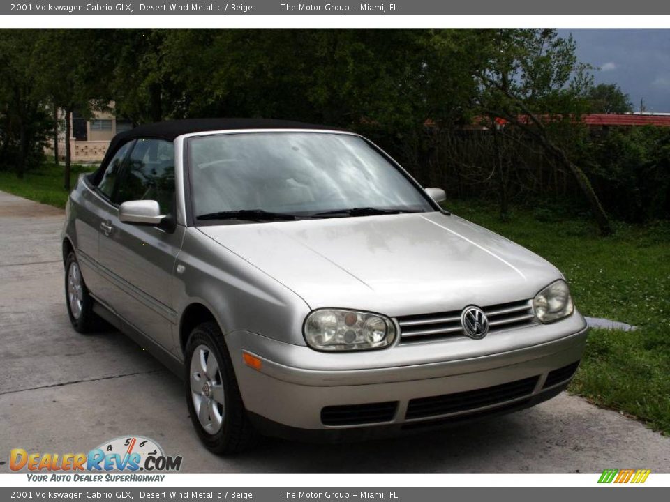 2001 Volkswagen Cabrio GLX Desert Wind Metallic / Beige Photo #13