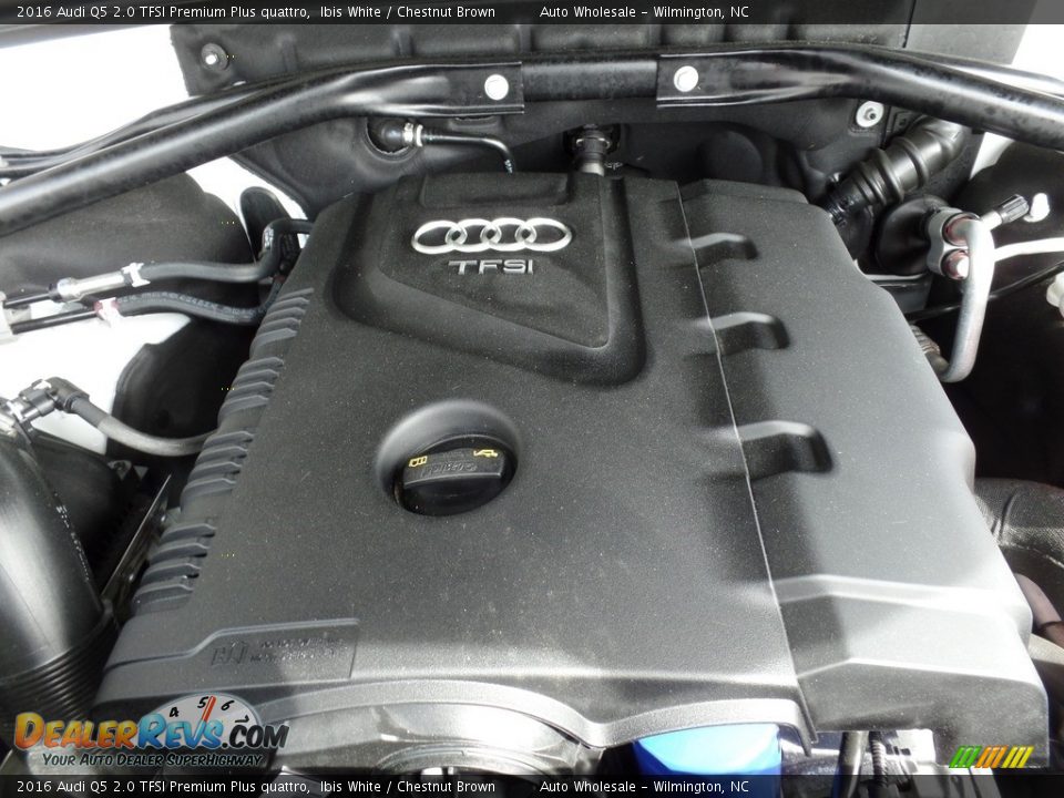 2016 Audi Q5 2.0 TFSI Premium Plus quattro Ibis White / Chestnut Brown Photo #6