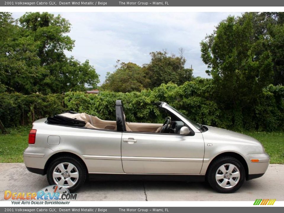 2001 Volkswagen Cabrio GLX Desert Wind Metallic / Beige Photo #20