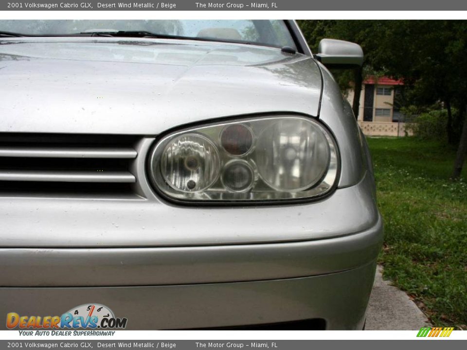 2001 Volkswagen Cabrio GLX Desert Wind Metallic / Beige Photo #21