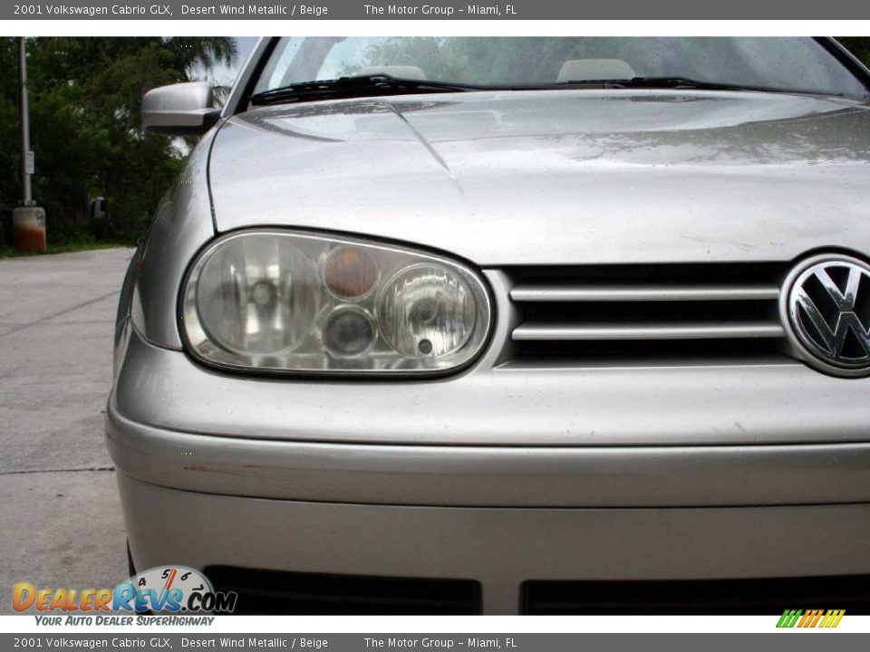 2001 Volkswagen Cabrio GLX Desert Wind Metallic / Beige Photo #22