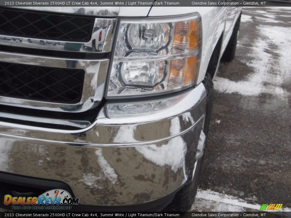 2013 Chevrolet Silverado 2500HD LT Crew Cab 4x4 Summit White / Light Titanium/Dark Titanium Photo #2