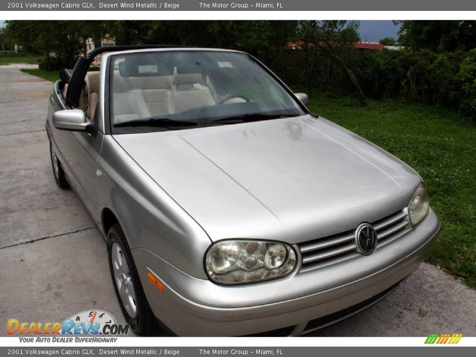 2001 Volkswagen Cabrio GLX Desert Wind Metallic / Beige Photo #29