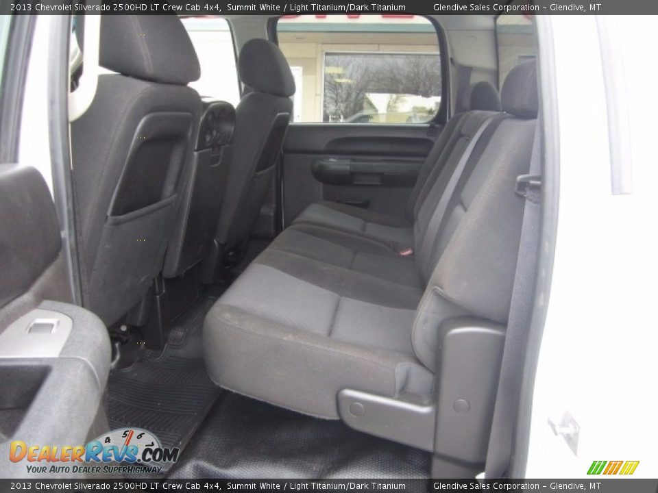 2013 Chevrolet Silverado 2500HD LT Crew Cab 4x4 Summit White / Light Titanium/Dark Titanium Photo #14