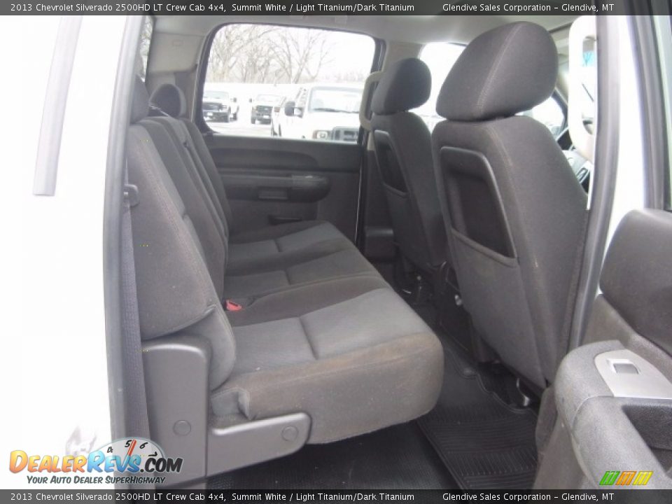 2013 Chevrolet Silverado 2500HD LT Crew Cab 4x4 Summit White / Light Titanium/Dark Titanium Photo #18