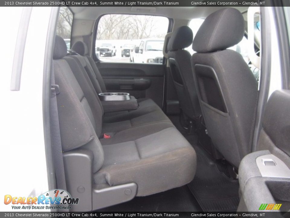 2013 Chevrolet Silverado 2500HD LT Crew Cab 4x4 Summit White / Light Titanium/Dark Titanium Photo #19