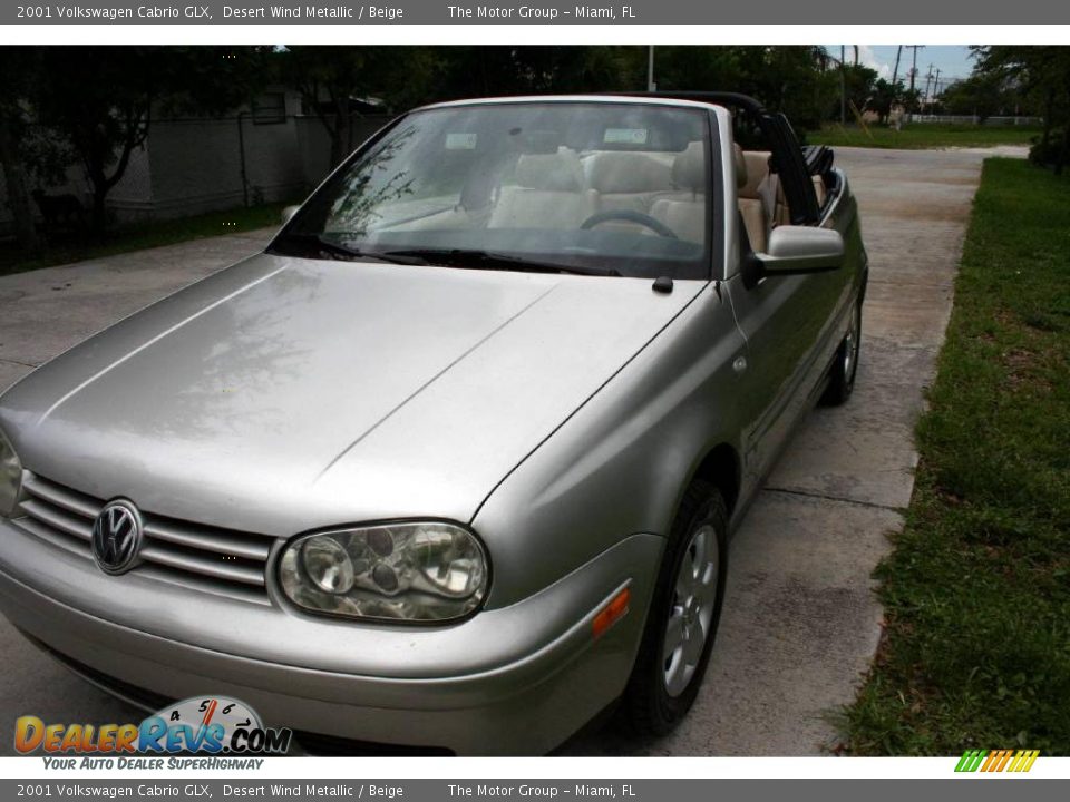 2001 Volkswagen Cabrio GLX Desert Wind Metallic / Beige Photo #30