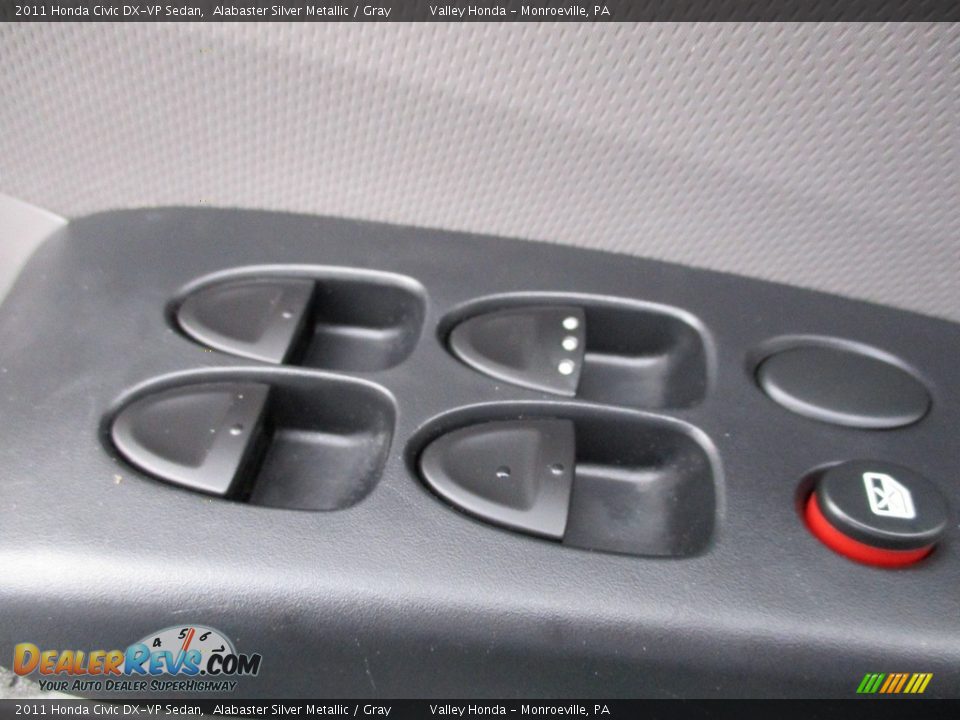 2011 Honda Civic DX-VP Sedan Alabaster Silver Metallic / Gray Photo #18