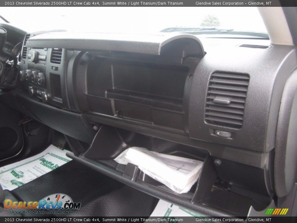 2013 Chevrolet Silverado 2500HD LT Crew Cab 4x4 Summit White / Light Titanium/Dark Titanium Photo #25